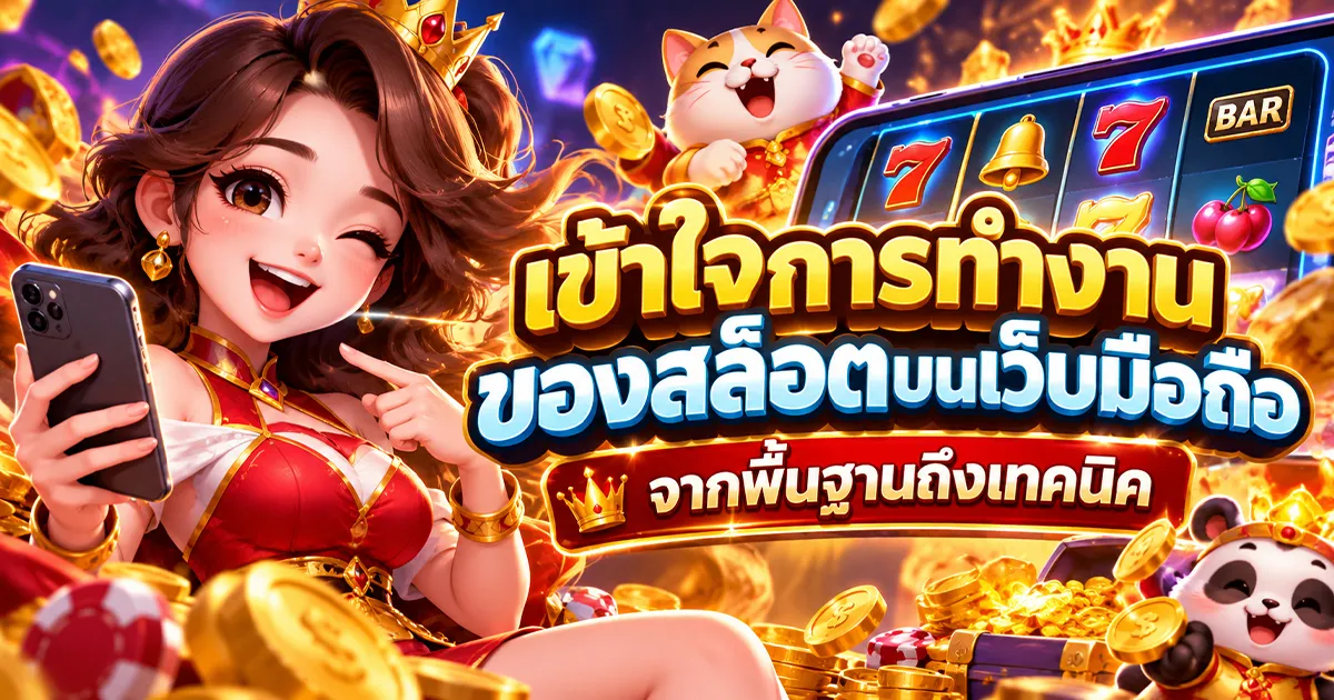 เข้าใจการทำงานของสล็อตบนเว็บมือถือ จากพื้นฐานถึงเทคนิค